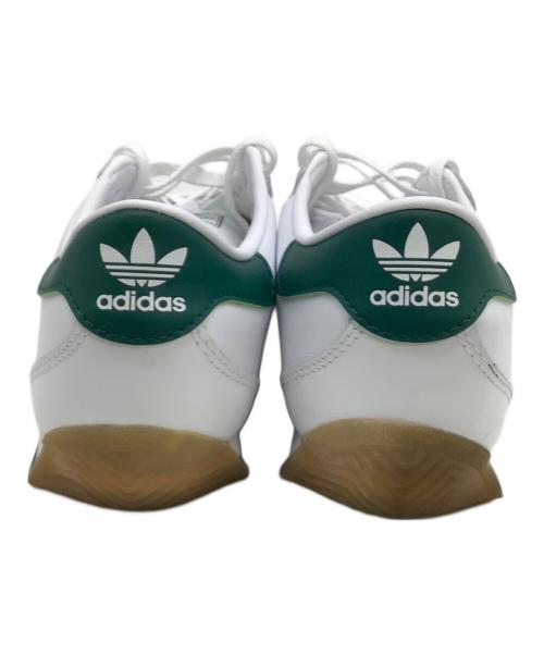 adidas Originals（アディダスオリジナル）adidas Originals (アディダスオリジナル) ローカットスニーカー カントリー II / Country II ホワイト×グリーン サイズ:26の古着・服飾アイテム