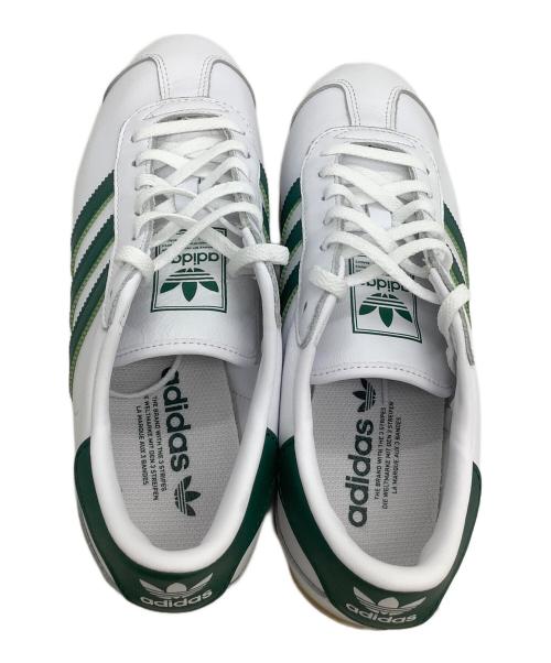 adidas Originals（アディダスオリジナル）adidas Originals (アディダスオリジナル) ローカットスニーカー カントリー II / Country II ホワイト×グリーン サイズ:26の古着・服飾アイテム