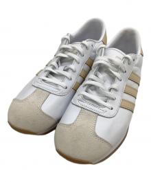 adidas Originals（アディダスオリジナル）の古着「ローカットスニーカー カントリー Ⅱ」｜ホワイト×ベージュ
