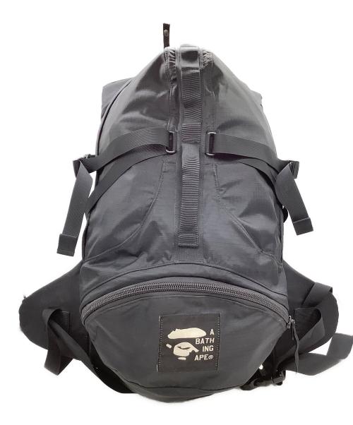 A BATHING APE（ア ベイシング エイプ）A BATHING APE (ア ベイシング エイプ) リュック ブラックの古着・服飾アイテム