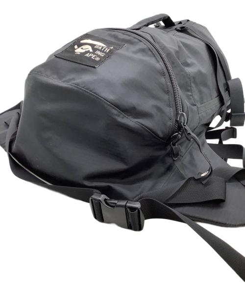 A BATHING APE（ア ベイシング エイプ）A BATHING APE (ア ベイシング エイプ) リュック ブラックの古着・服飾アイテム