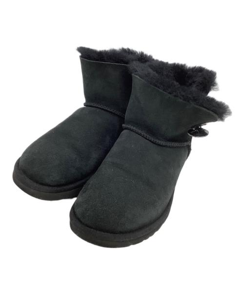 UGG（アグ）UGG (アグ) ムートンブーツ　MINI BAILEY BUTTON BLING ブラック サイズ:23の古着・服飾アイテム