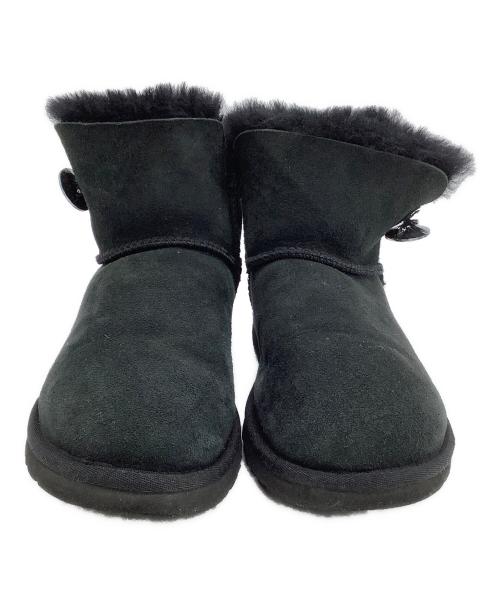 UGG（アグ）UGG (アグ) ムートンブーツ　MINI BAILEY BUTTON BLING ブラック サイズ:23の古着・服飾アイテム