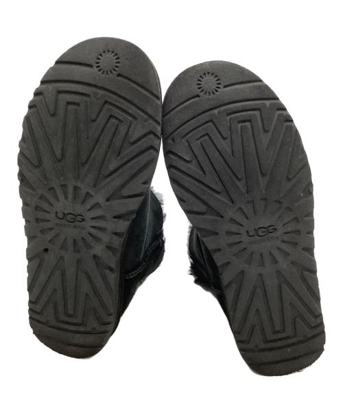 UGG（アグ）UGG (アグ) ムートンブーツ　MINI BAILEY BUTTON BLING ブラック サイズ:23の古着・服飾アイテム