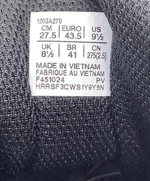 asics（アシックス）asics (アシックス) GEL-QUANTUM KINETIC ブラック×ゴールド サイズ:27.5の古着・服飾アイテム