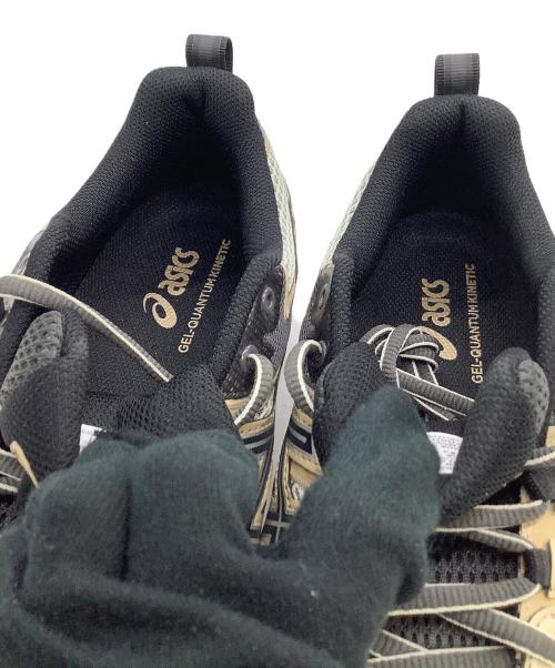 asics（アシックス）asics (アシックス) GEL-QUANTUM KINETIC ブラック×ゴールド サイズ:27.5の古着・服飾アイテム