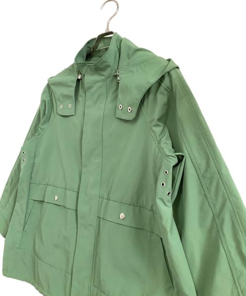 Traditional Weatherwear（トラディショナルウェザーウェア）Traditional Weatherwear (トラディショナルウェザーウェア) フーデットブルゾン グリーン サイズ:34の古着・服飾アイテム