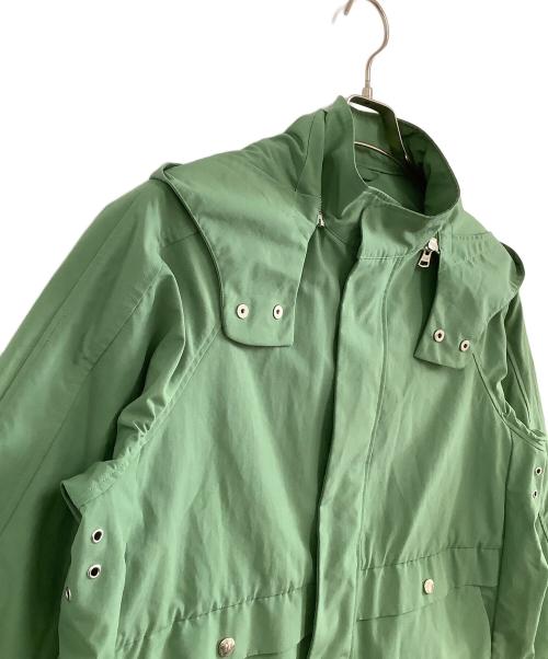 Traditional Weatherwear（トラディショナルウェザーウェア）Traditional Weatherwear (トラディショナルウェザーウェア) フーデットブルゾン グリーン サイズ:34の古着・服飾アイテム