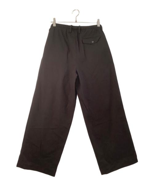 MARKAWARE（マーカウェア）MARKAWARE (マーカウェア) スラックス　TRIPLE PLEATED WIDE TROUSERS ブラック サイズ:1の古着・服飾アイテム