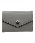 MULBERRYマルベリー）の古着「3つ折り財布」｜グレー