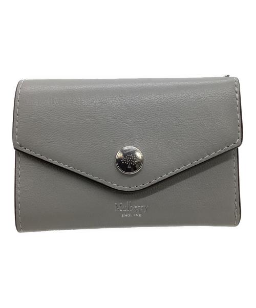 MULBERRY（マルベリー）MULBERRY (マルベリー) 3つ折り財布 グレーの古着・服飾アイテム