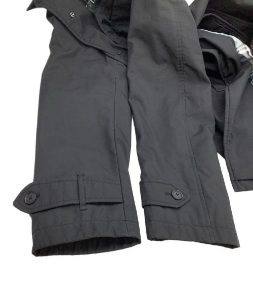 BURBERRY BLACK LABEL（バーバリーブラックレーベル）BURBERRY BLACK LABEL (バーバリーブラックレーベル) ステンカラーコート ブラック サイズ:Mの古着・服飾アイテム