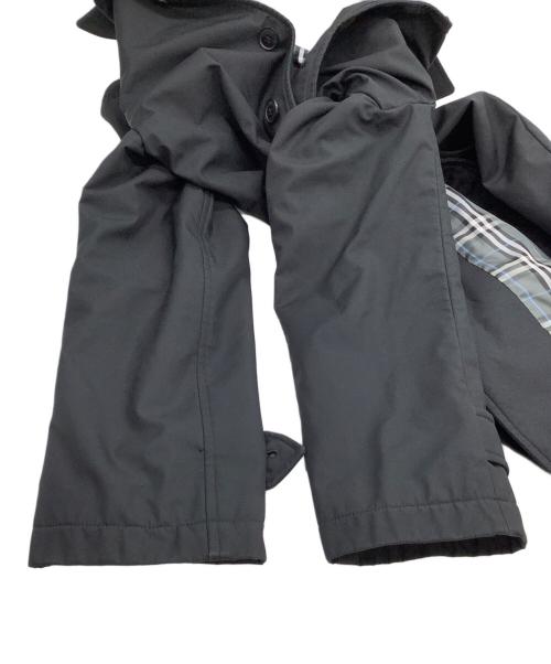 BURBERRY BLACK LABEL（バーバリーブラックレーベル）BURBERRY BLACK LABEL (バーバリーブラックレーベル) ステンカラーコート ブラック サイズ:Mの古着・服飾アイテム