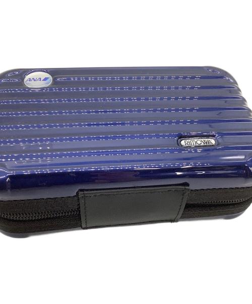 ANA（アナ）ANA (アナ) RIMOWA (リモワ) アメニティポーチ ブルーの古着・服飾アイテム