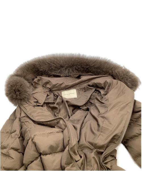 UNITED ARROWS（ユナイテッドアローズ）UNITED ARROWS (ユナイテッドアローズ) ダウンコート ブラウン サイズ:40の古着・服飾アイテム