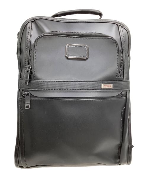 TUMI（トゥミ）TUMI (トゥミ) レザーリュック Alpha ブラックの古着・服飾アイテム