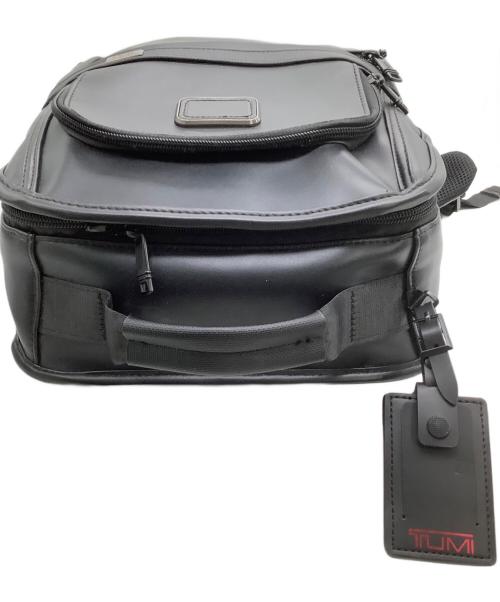 TUMI（トゥミ）TUMI (トゥミ) レザーリュック Alpha ブラックの古着・服飾アイテム