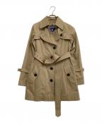 BURBERRY BLUE LABELバーバリーロンドンブルーレーベル）の古着「ライナー付トレンチコート」｜ベージュ