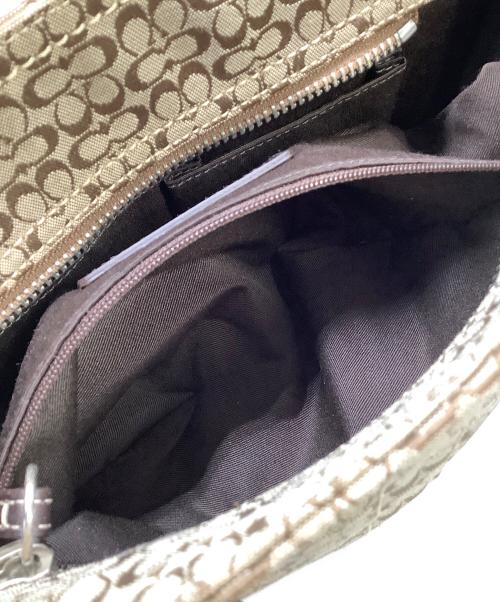 COACH（コーチ）COACH (コーチ) ハンドバッグ シグネチャー ベージュの古着・服飾アイテム