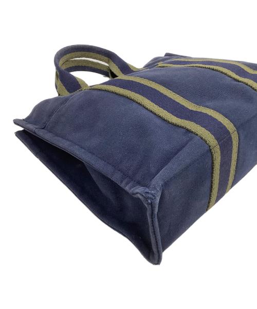 HERMES（エルメス）HERMES (エルメス) トートバッグ フールトゥPM ネイビーの古着・服飾アイテム