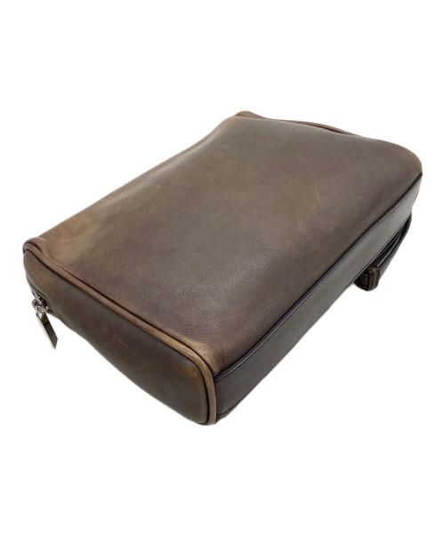 Berluti（ベルルッティ）Berluti (ベルルッティ) セカンドバッグ カリグラフィ ブラウンの古着・服飾アイテム