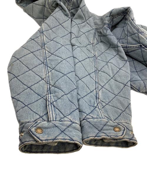 Dickies（ディッキーズ）Dickies (ディッキーズ) SUPREME (シュプリーム) 中綿ジャケット　Quilted Denim Work Jacket ブルー サイズ:Mの古着・服飾アイテム