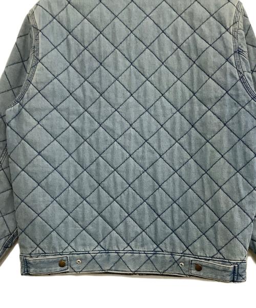 Dickies（ディッキーズ）Dickies (ディッキーズ) SUPREME (シュプリーム) 中綿ジャケット　Quilted Denim Work Jacket ブルー サイズ:Mの古着・服飾アイテム