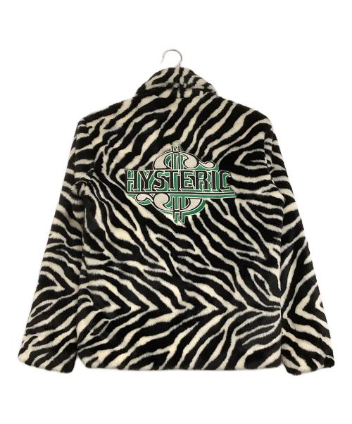 Hysteric Glamour（ヒステリックグラマー）Hysteric Glamour (ヒステリックグラマー) フェイクファージャケット　ゼブラ柄 ブラック×ホワイト サイズ:Mの古着・服飾アイテム