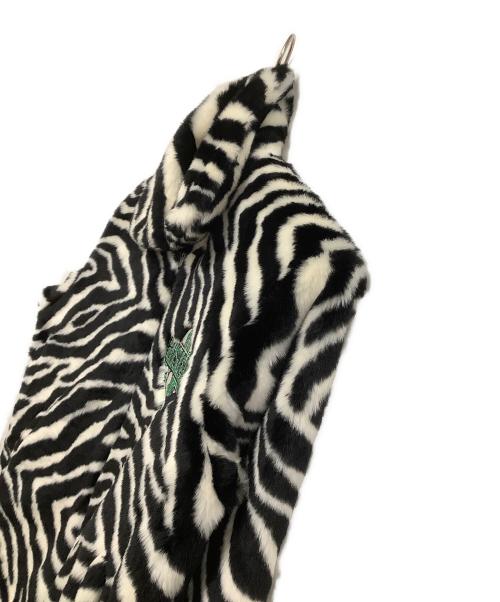 Hysteric Glamour（ヒステリックグラマー）Hysteric Glamour (ヒステリックグラマー) フェイクファージャケット　ゼブラ柄 ブラック×ホワイト サイズ:Mの古着・服飾アイテム