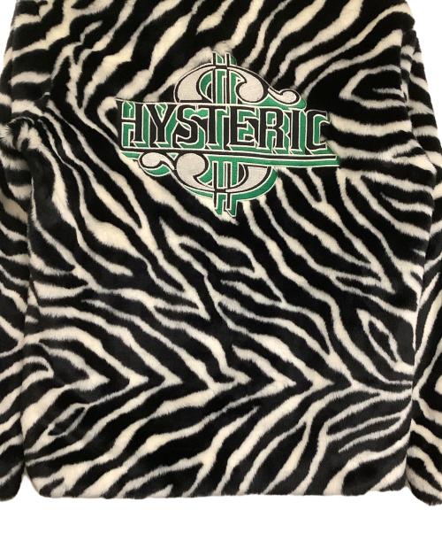 Hysteric Glamour（ヒステリックグラマー）Hysteric Glamour (ヒステリックグラマー) フェイクファージャケット　ゼブラ柄 ブラック×ホワイト サイズ:Mの古着・服飾アイテム