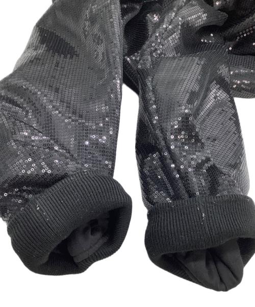 SUPREME（シュプリーム）SUPREME (シュプリーム) MITCHELL & NESS (ミッチェルアンドネス) コーチジャケット　SEQUIN VARSITY JACKET ブラック サイズ:Lの古着・服飾アイテム