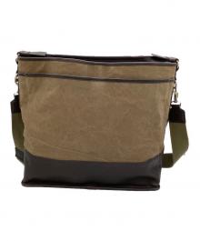 土屋鞄（ツチヤカバン）の古着「2WAYショルダーバッグ」｜ブラウン×ベージュ