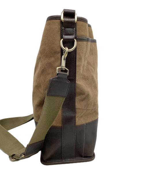 土屋鞄（ツチヤカバン）土屋鞄 (ツチヤカバン) 2WAYショルダーバッグ ブラウン×ベージュの古着・服飾アイテム