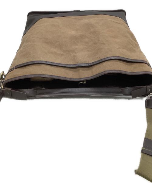 土屋鞄（ツチヤカバン）土屋鞄 (ツチヤカバン) 2WAYショルダーバッグ ブラウン×ベージュの古着・服飾アイテム