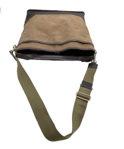 土屋鞄（ツチヤカバン）土屋鞄 (ツチヤカバン) 2WAYショルダーバッグ ブラウン×ベージュの古着・服飾アイテム