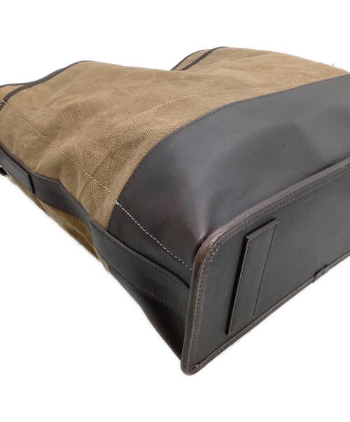 土屋鞄（ツチヤカバン）土屋鞄 (ツチヤカバン) 2WAYショルダーバッグ ブラウン×ベージュの古着・服飾アイテム