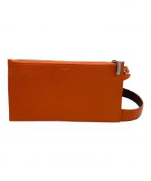 PELLE MORBIDA（ペッレモルビダ）の古着「ショルダーバッグ」｜オレンジ