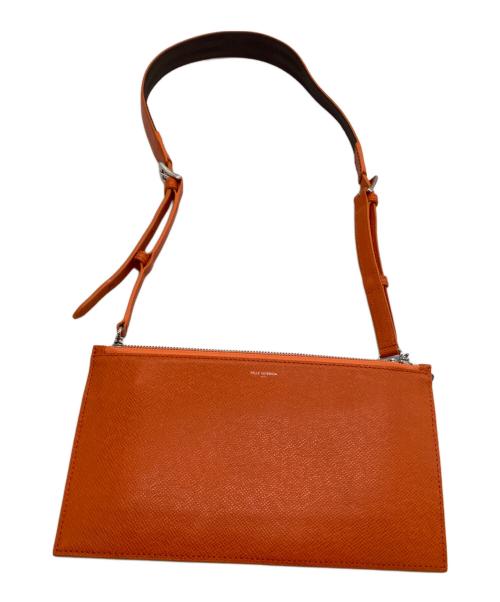 PELLE MORBIDA（ペッレモルビダ）PELLE MORBIDA (ペッレモルビダ) ショルダーバッグ オレンジの古着・服飾アイテム