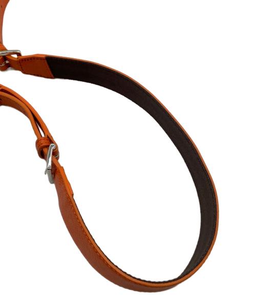 PELLE MORBIDA（ペッレモルビダ）PELLE MORBIDA (ペッレモルビダ) ショルダーバッグ オレンジの古着・服飾アイテム