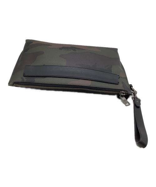 COACH（コーチ）COACH (コーチ) クラッチバッグ カモフラージュ柄 カーキの古着・服飾アイテム