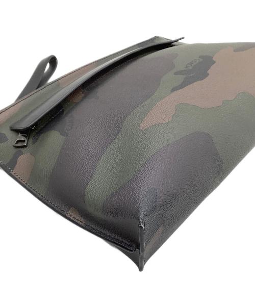 COACH（コーチ）COACH (コーチ) クラッチバッグ カモフラージュ柄 カーキの古着・服飾アイテム