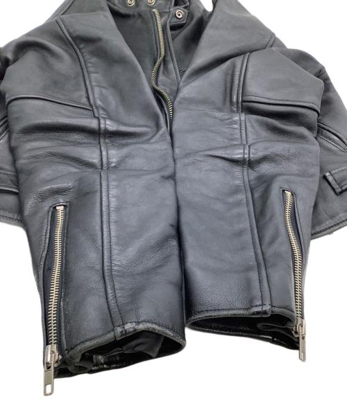 HARLEY-DAVIDSON（ハーレーダビッドソン）HARLEY-DAVIDSON (ハーレーダビッドソン) レザージャケット ブラック サイズ:Lの古着・服飾アイテム