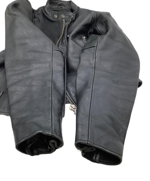 HARLEY-DAVIDSON（ハーレーダビッドソン）HARLEY-DAVIDSON (ハーレーダビッドソン) レザージャケット ブラック サイズ:Lの古着・服飾アイテム