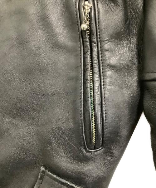 HARLEY-DAVIDSON（ハーレーダビッドソン）HARLEY-DAVIDSON (ハーレーダビッドソン) レザージャケット ブラック サイズ:Lの古着・服飾アイテム