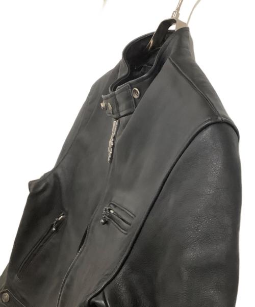 HARLEY-DAVIDSON（ハーレーダビッドソン）HARLEY-DAVIDSON (ハーレーダビッドソン) レザージャケット ブラック サイズ:Lの古着・服飾アイテム