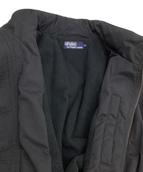 POLO RALPH LAUREN（ポロ・ラルフローレン）POLO RALPH LAUREN (ポロ・ラルフローレン) 中綿ジャケット ブラック サイズ:LLの古着・服飾アイテム