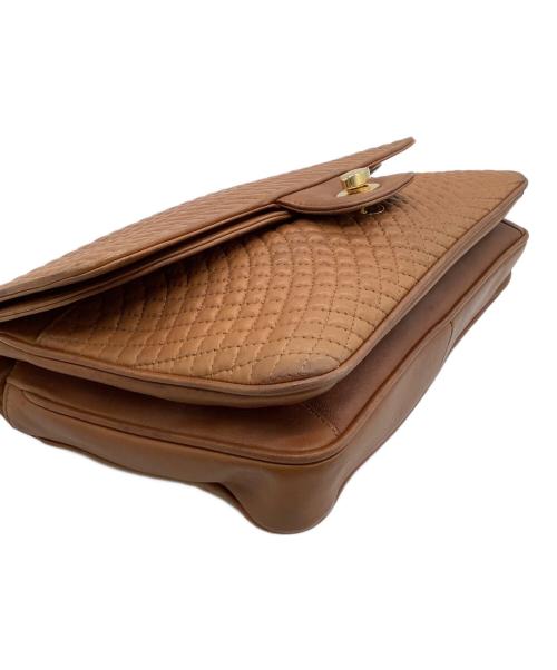 BALLY（バリー）BALLY (バリー) チェーンショルダーバッグ ブラウンの古着・服飾アイテム