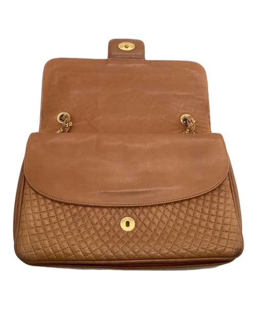BALLY（バリー）BALLY (バリー) チェーンショルダーバッグ ブラウンの古着・服飾アイテム