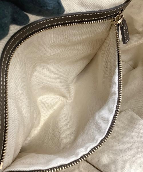 GUCCI（グッチ）GUCCI (グッチ) トートバッグ GGキャンバス ベージュ×ブラウンの古着・服飾アイテム