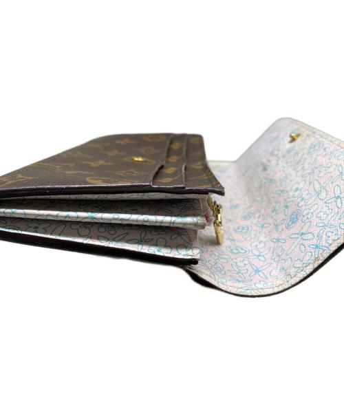 LOUIS VUITTON（ルイ ヴィトン）LOUIS VUITTON (ルイ ヴィトン) フルリ ポルトフォイユ サラ ブラウンの古着・服飾アイテム